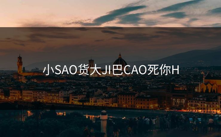 小SAO货大JI巴CAO死你H